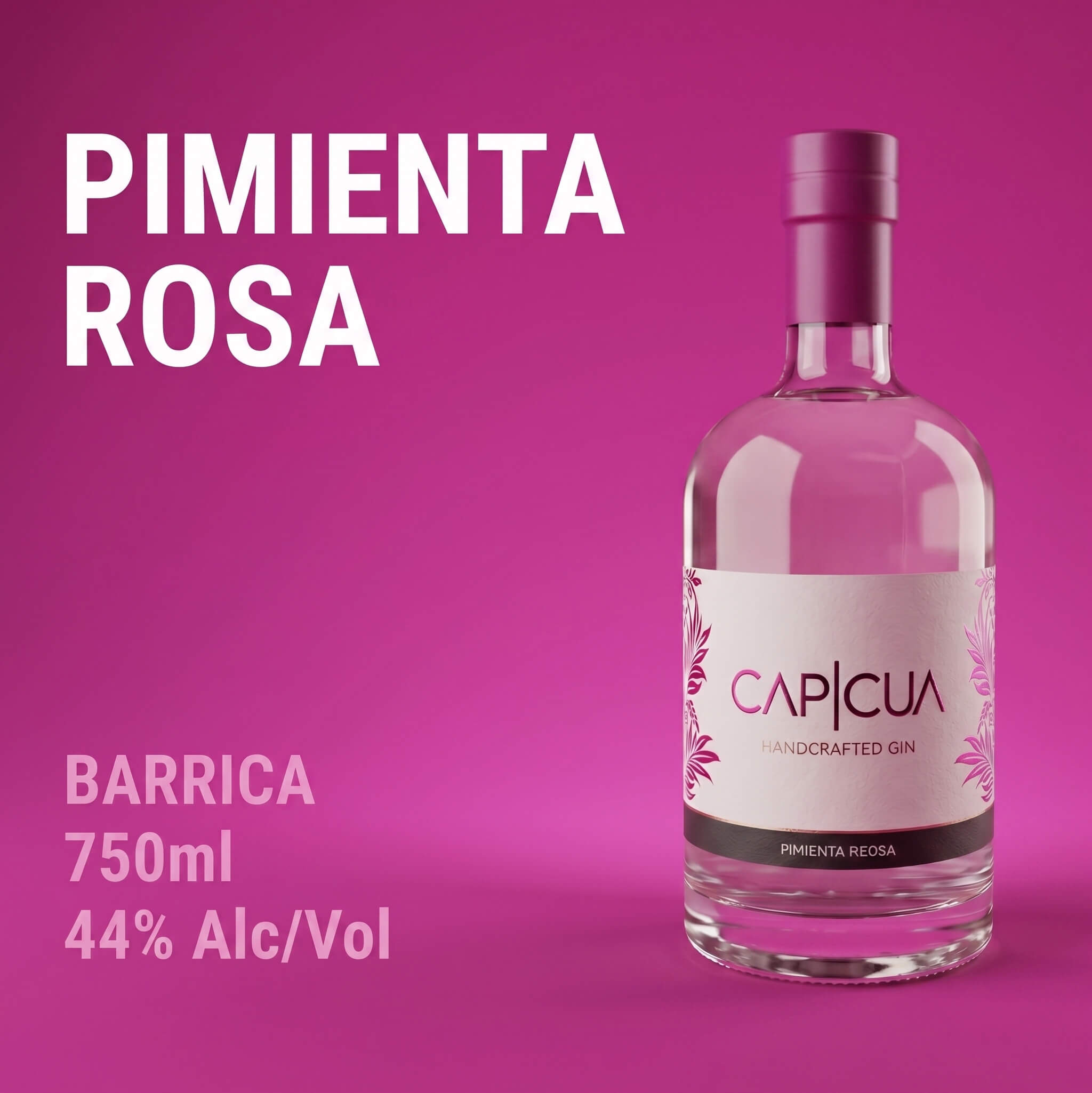 Perfil sensorial de CAPICÚA Pimienta Rosa